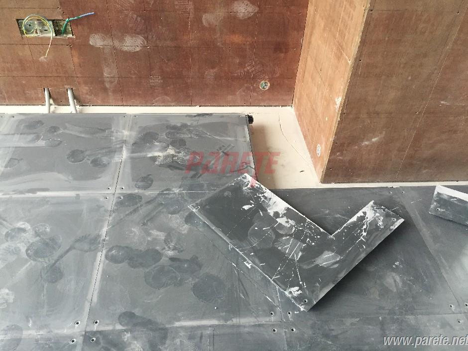  raised floor corner cutting